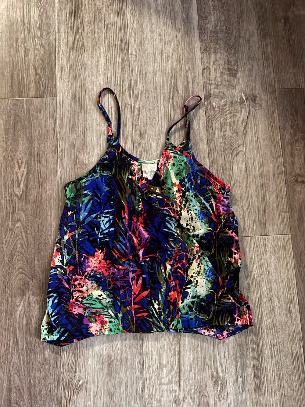 Vibrant Multicolor Printed vintage top